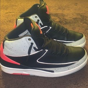 Jordan 2 retro “infrared cement”